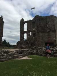 Dragons at Caerphilly Castle