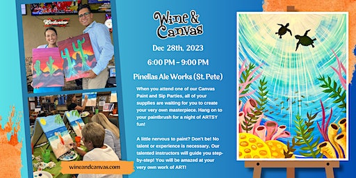 Pinellas Paint Night – Swimming with Turtles | Pinellas Ale Works (St. Petersburg)