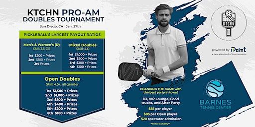 KTCHN Pro-Am Doubles Tournament powered by Point | Barnes Tennis Center