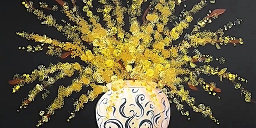 Burst of Sunshine Paint Party | Flame & Fire Brazilian Steakhouse, Palladio Parkway, Folsom, CA, USA