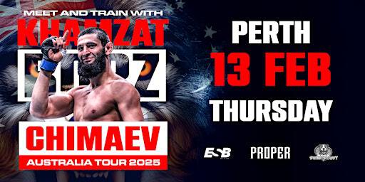 Meet & Train with UFC superstar Khamzat Chimaev - Perth (13 February) | KICKASS MMA