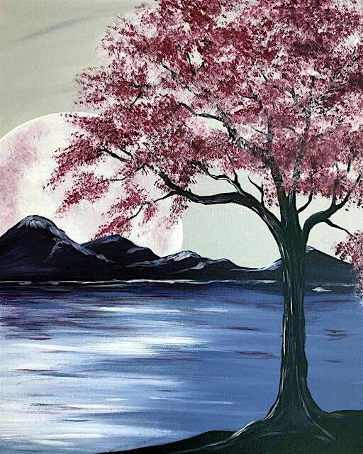 Paint Night: “The Moon and The Tree” | 715 S University Ave