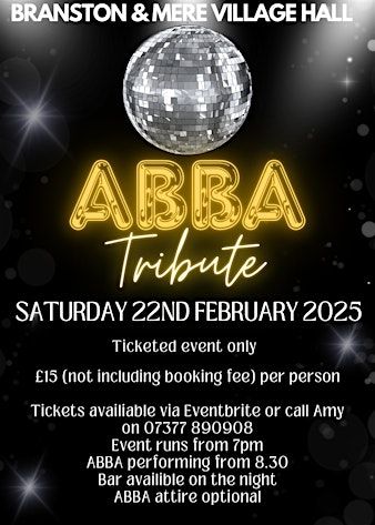 ABBA Tribute Night | Branston Village Hall