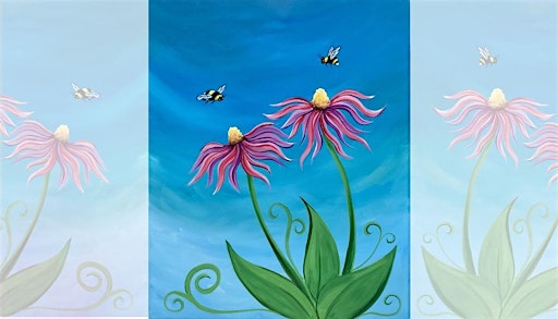 “Spring Cone Flowers” | The Sherlock Holmes Pub North
