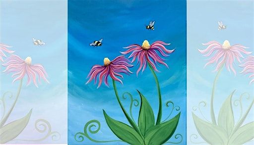 “Spring Cone Flowers” | The Sherlock Holmes Pub North