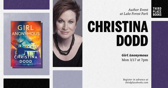 Christina Dodd presents 'Girl Anonymous' | Third Place Books