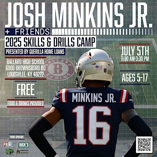 Josh Minkins Jr. + Friends 2025 Skills & Drills Football Camp | Ballard High School