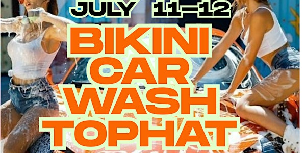 bikini car wash sponsored by Tophat | Top Hat