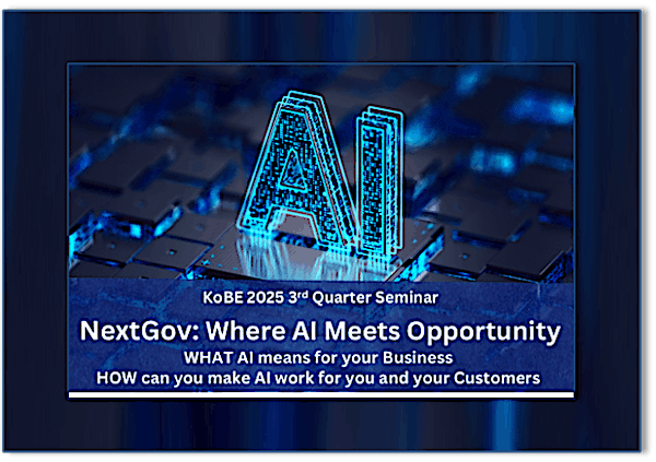 NextGov : Where AI meets opportunity | M&T BANK, 77 Upper Rock Circle, Suite 800, Rockville, MD 20850 (3rd floor)