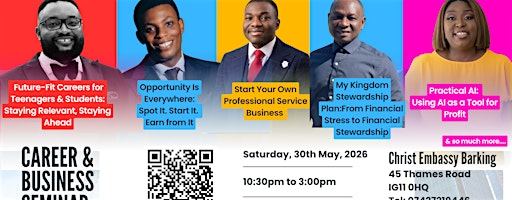 Career & Business Seminar - A Manifestation of Christ's Economy | 45 Thames Rd