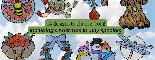Create Your Own Suncatcher: Classic Designs + Christmas in July | Fat Pants Brewing Co.