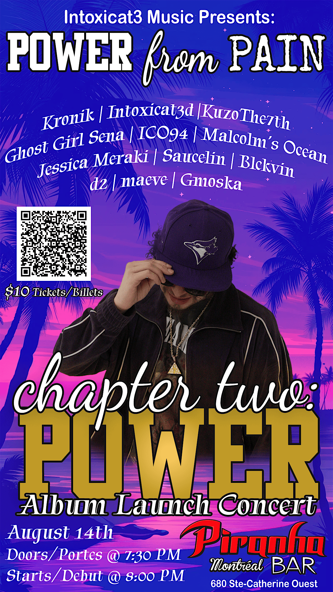 Chapter Two: Power - ALBUM LAUNCH CONCERT | Piranha Bar