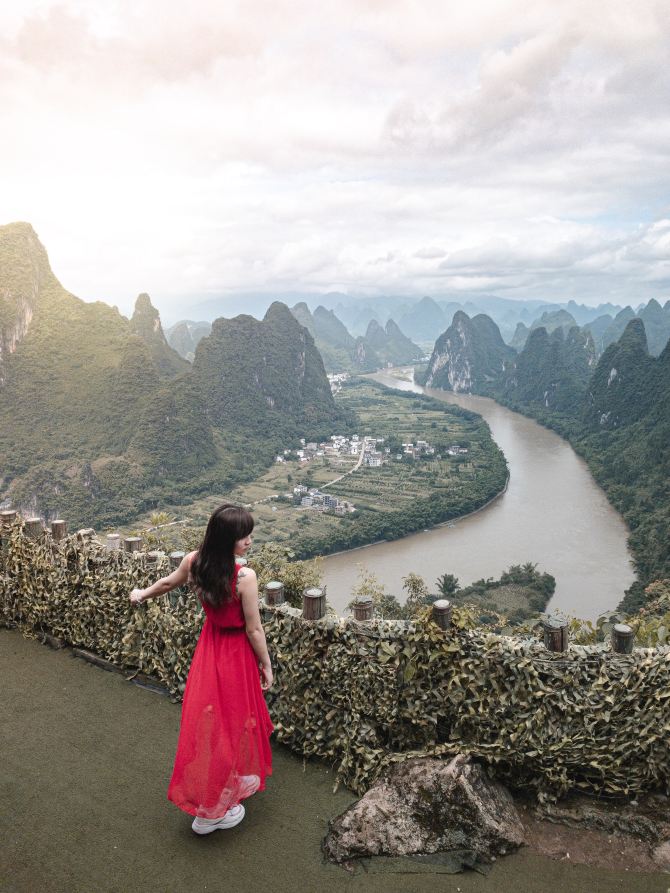 Epic View of Guilin from Xianggong Mountain