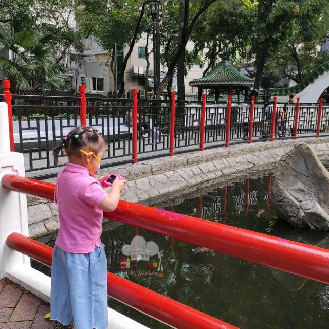 中式公園放電去