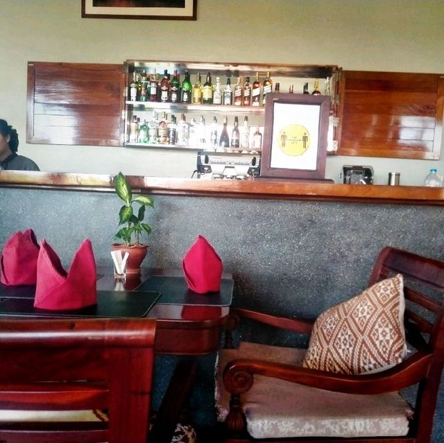 Coffee Bar at Luang prabang view 