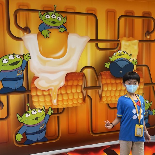 Disney 史迪仔vs Pixar 三眼仔 at time square