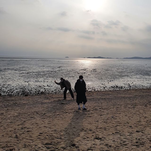 강화도 석모도에 위치한 민머루해수욕장 나들이