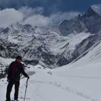 trekking to annapuna base camp