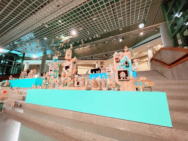 Visual arts installation at Esplanade 
