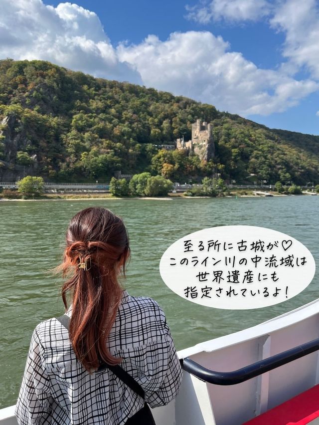フランクフルトから日帰りOK「ライン川クルーズで古城巡り」