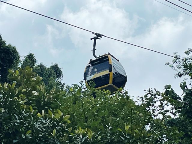 Cable car fun on Sentosa Island Singapore