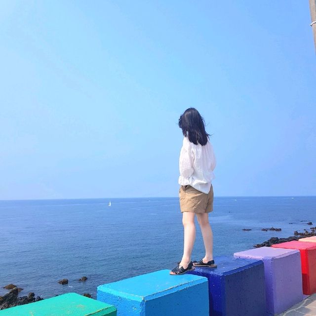 제주 색감 알록달록 [도두봉 무지개해안도로]