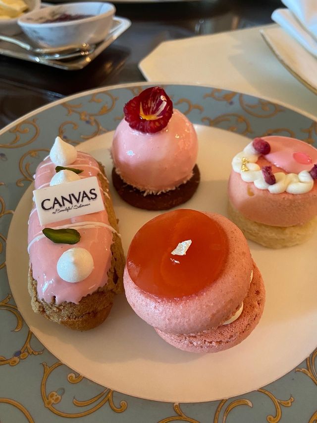 🌸 Shangri la Kowloon X Canvas 玫瑰花語下午茶 🌸
