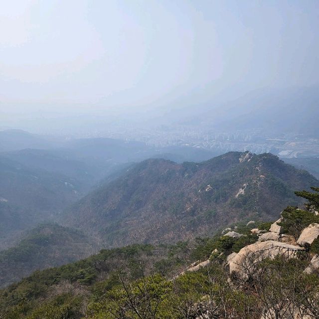 수락산 정상에 올랐어요!