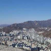 Seoul City View at Ansan Mountain