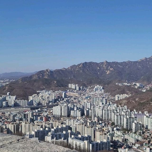 Seoul City View at Ansan Mountain