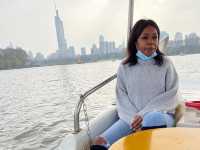 Boating in Xuanwu Lake | Nanjing destination 