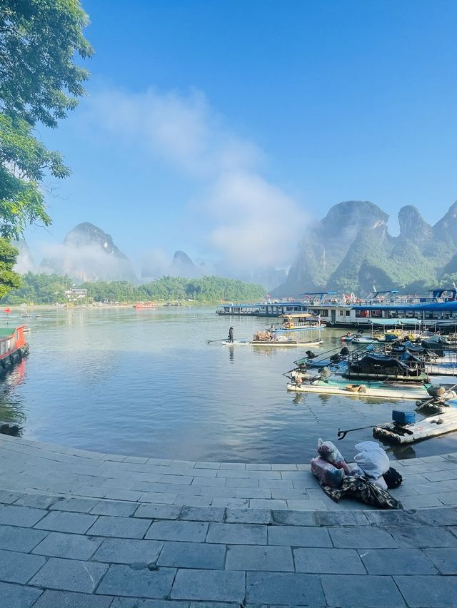 Mornings by the Li River, Guilin🌿🛶