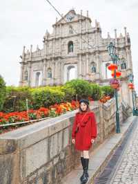 One day, walk 20,000 steps! These Portuguese-style streets in Macau are worth it.