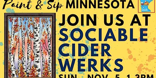 November 5 Paint & Sip at Sociable Cider Werks | Sociable Cider Werks