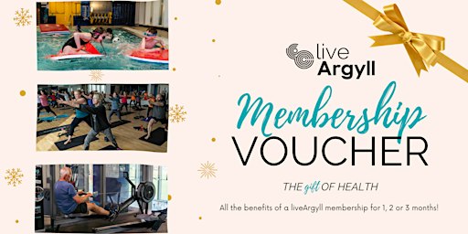 liveArgyll Membership Gift Voucher - Helensburgh | Helensburgh Leisure Centre