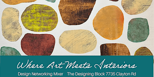 Save The Date - Spring 2024 - Where Art Meets Interiors Networking Event | The Designing Block