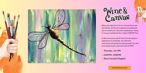 Naples Sip and Paint – Spring Dragonfly | Stevie Tomato's (Naples)