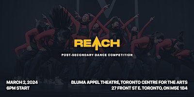 REACH Post Secondary Dance Competition 2024 | Bluma Appel Theatre