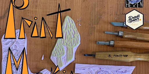Printmaking Workshop at Bard & Baker | Bard and Baker Board Game Cafe