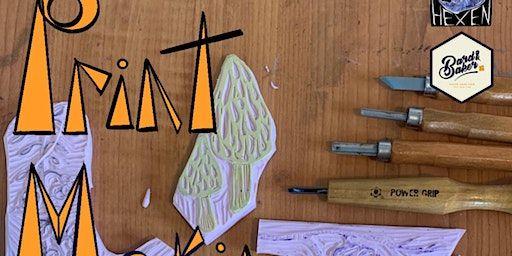 Printmaking Workshop at Bard & Baker | Bard and Baker Board Game Cafe