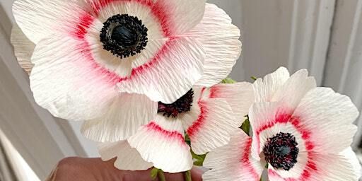 Paper Flower Workshop- Anemones with A Petal Unfolds | William Morris Society