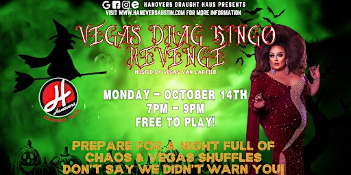 Vegas Drag Bingo Revenge @ Hanovers Pflugerville | Hanovers Draught Haus