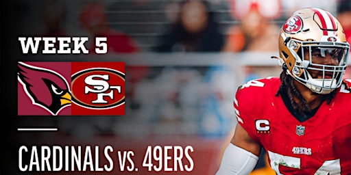 49ers vs CARDINALS SHUTTLE BUS R/T SAN FRANCISCO TO LEVI'S STADIUM 10/6/24 | Westwood