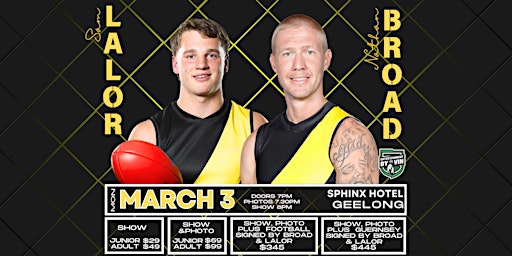 Nathan Broad & Sam Lalor LIVE in Geelong! | The Sphinx Hotel
