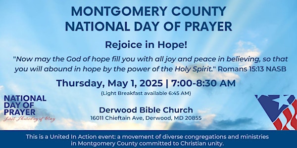Montgomery County National Day of Prayer 2025 | Derwood Bible Church