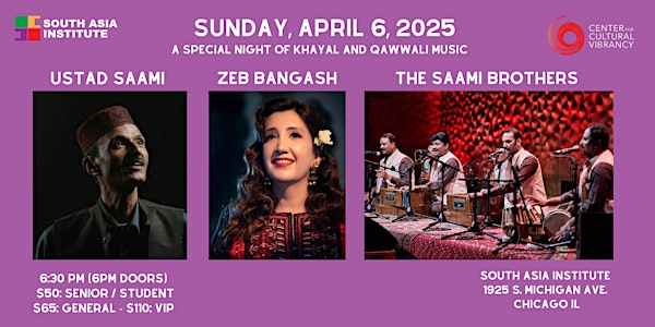 Ustad Saami & The Saami Brothers with Special Guest Zeb Bangash | South Asia Institute