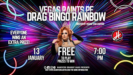 Paint Drag Bingo Rainbow @ Hanovers Pflugerville | Hanovers Draught Haus