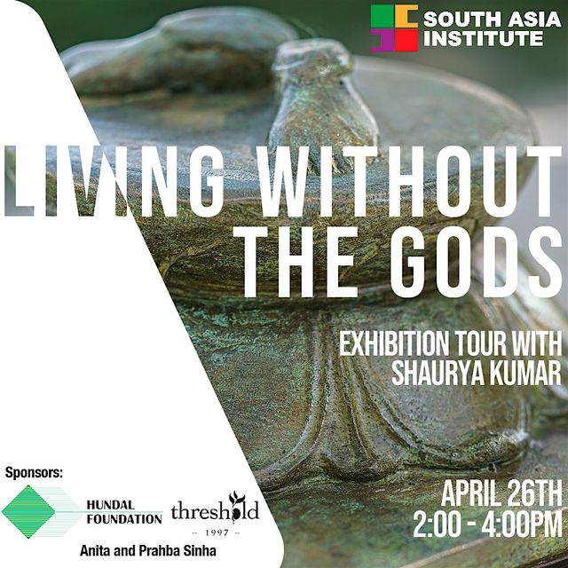 Exhibition tour of “Living Without the Gods” by artist Shaurya Kumar. | South Asia Institute