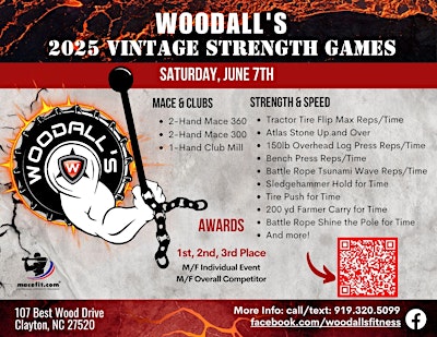 Woodall's Vintage Strength Games 2025 | Woodall's Fitness and Performance