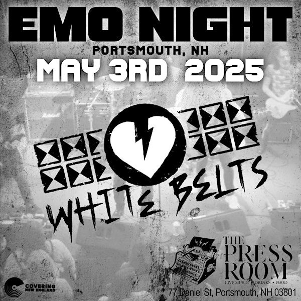 Emo Night Portsmouth w/ The White Belts | The Press Room - Upstairs